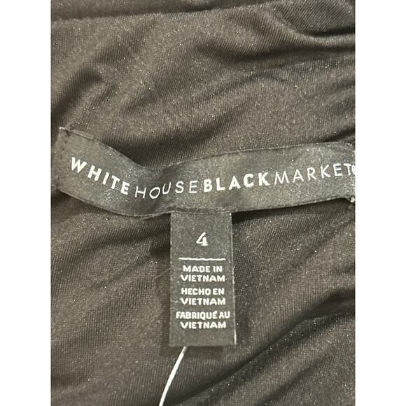 NWT WHBM Black Maxi Dress size 4 - Picture 3 of 5